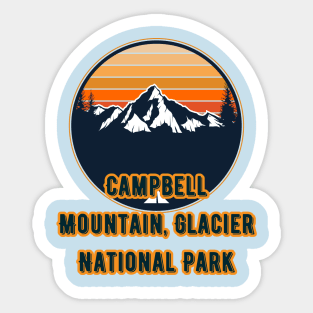 Campbell Mountain, Glacier National Park Sticker